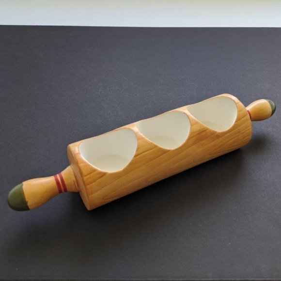 Rolling Pin Yankee Candle Holder Farmhouse Kitchen